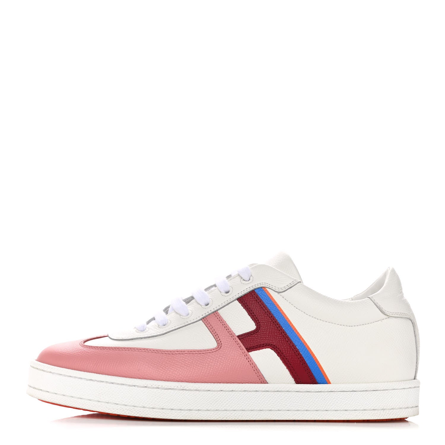 Hermes Epsom Womens Boomerang Sneakers 40 Multicolore Rose Pale 1 of 11