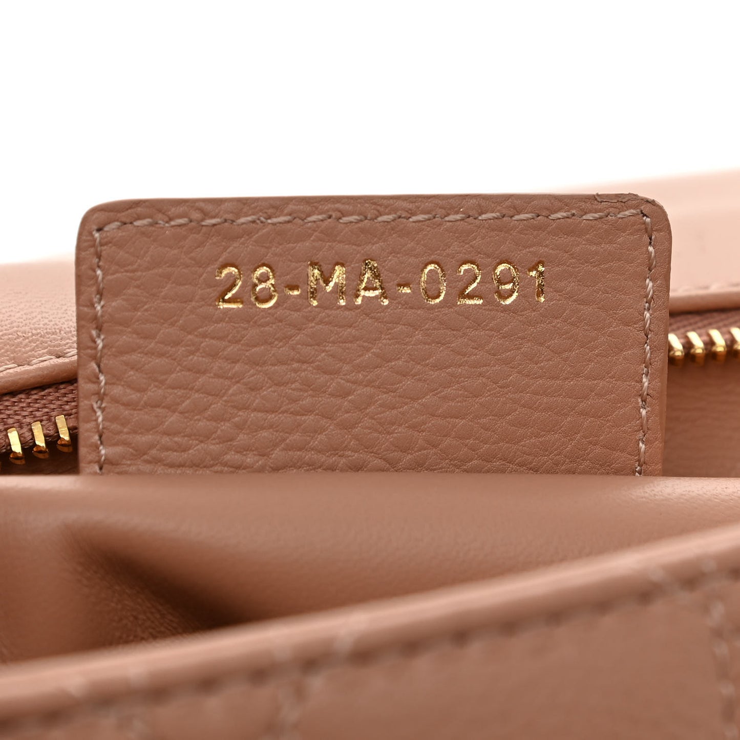 Grained Calfskin Cannage Large Caro Bag Rose De Vents