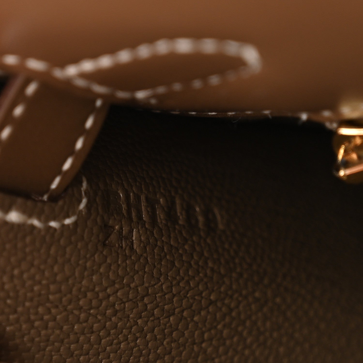 Hermes Tadelakt Kelly Sellier 25 Etoupe 7 of 12