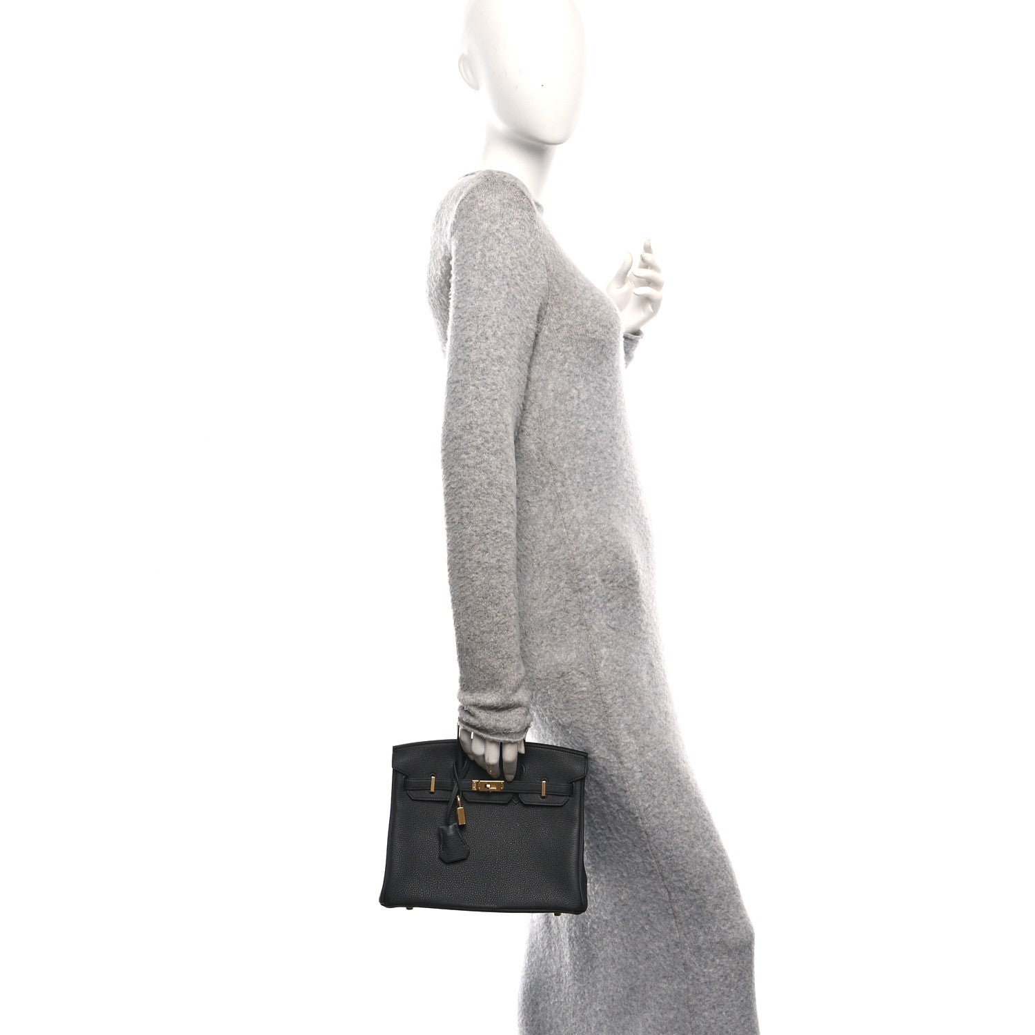 Hermes Togo Birkin 25 Plomb 2 of 13