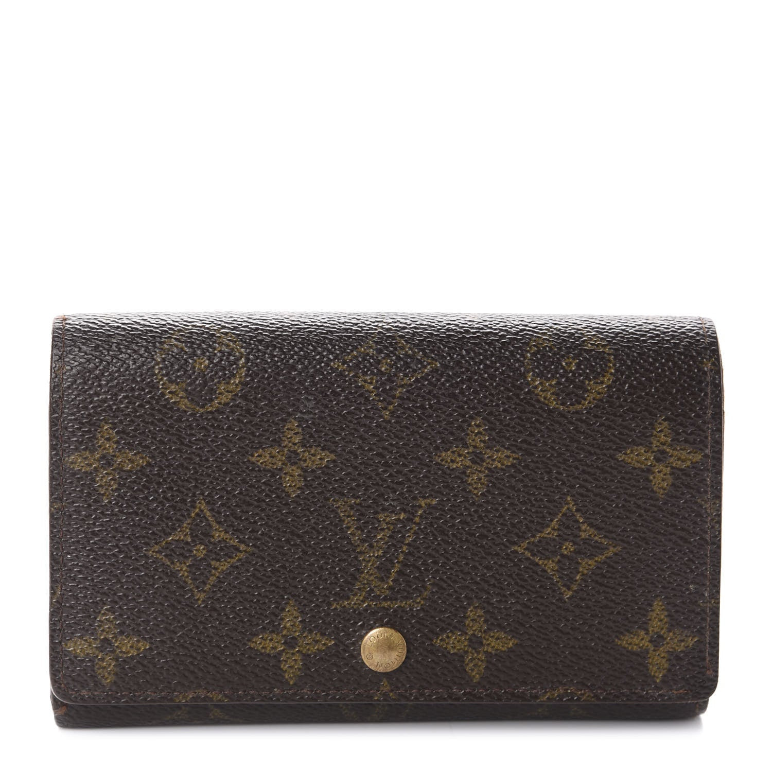Louis Vuitton Monogram Porte-Monnaie Billets Tresor Wallet 1 of 11