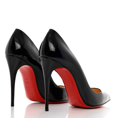 Christian Louboutin Patent Pigalle Follies 100 Pumps 38 Black 4 of 10
