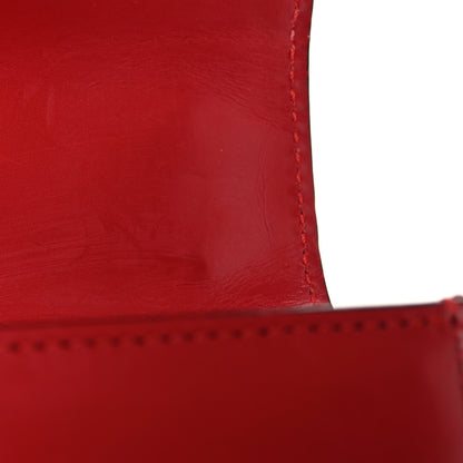 Gucci Knight Calfskin Small GG Marmont Chain Handle Bag Hibiscus Red 11 of 11