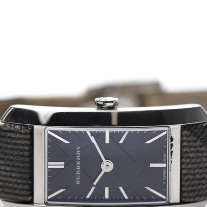 Burberry Stainless Steel Calfskin 20mm Heritage Nova Check Quartz Watch Black BU9505 12 of 12