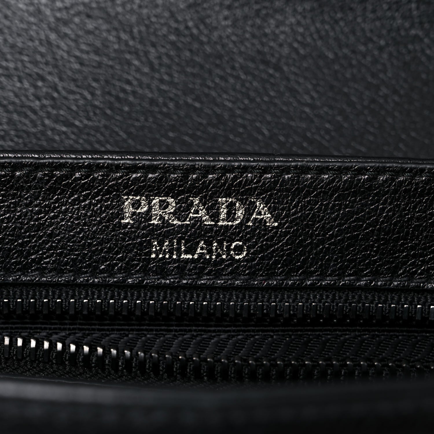 Prada Glace Calfskin Studded Crossbody Black 6 of 18