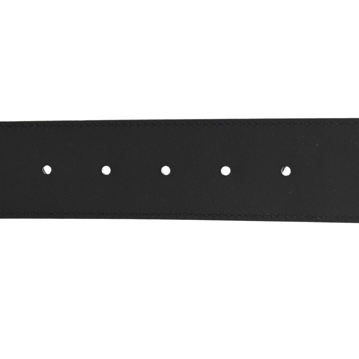 Gucci Plutone Calfskin Palladium Double G 40mm Belt 85 34 Black 4 of 9