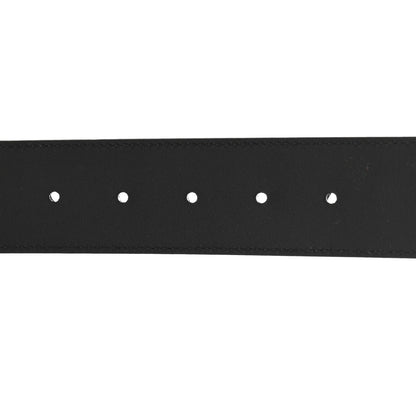 Gucci Plutone Calfskin Palladium Double G 40mm Belt 85 34 Black 4 of 9