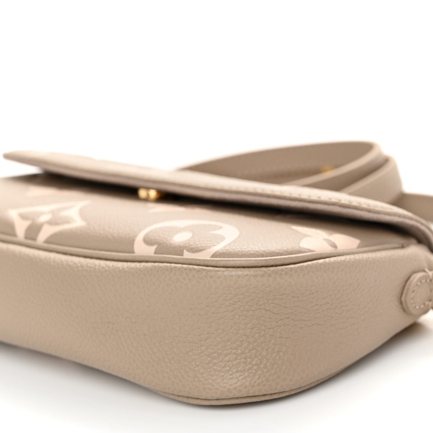 Empreinte Monogram Giant Ivy Wallet On Chain Tourterelle Creme