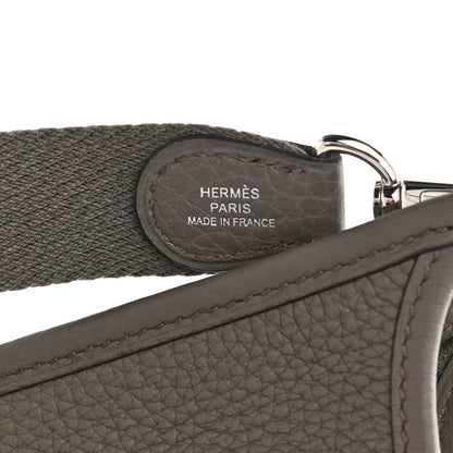 Hermes Taurillon Clemence Evelyne TPM Etain 8 of 13