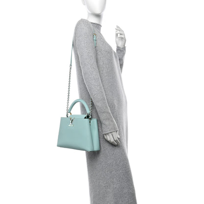 Louis Vuitton Taurillon Capucines BB Iridescent Topaz 2 of 11