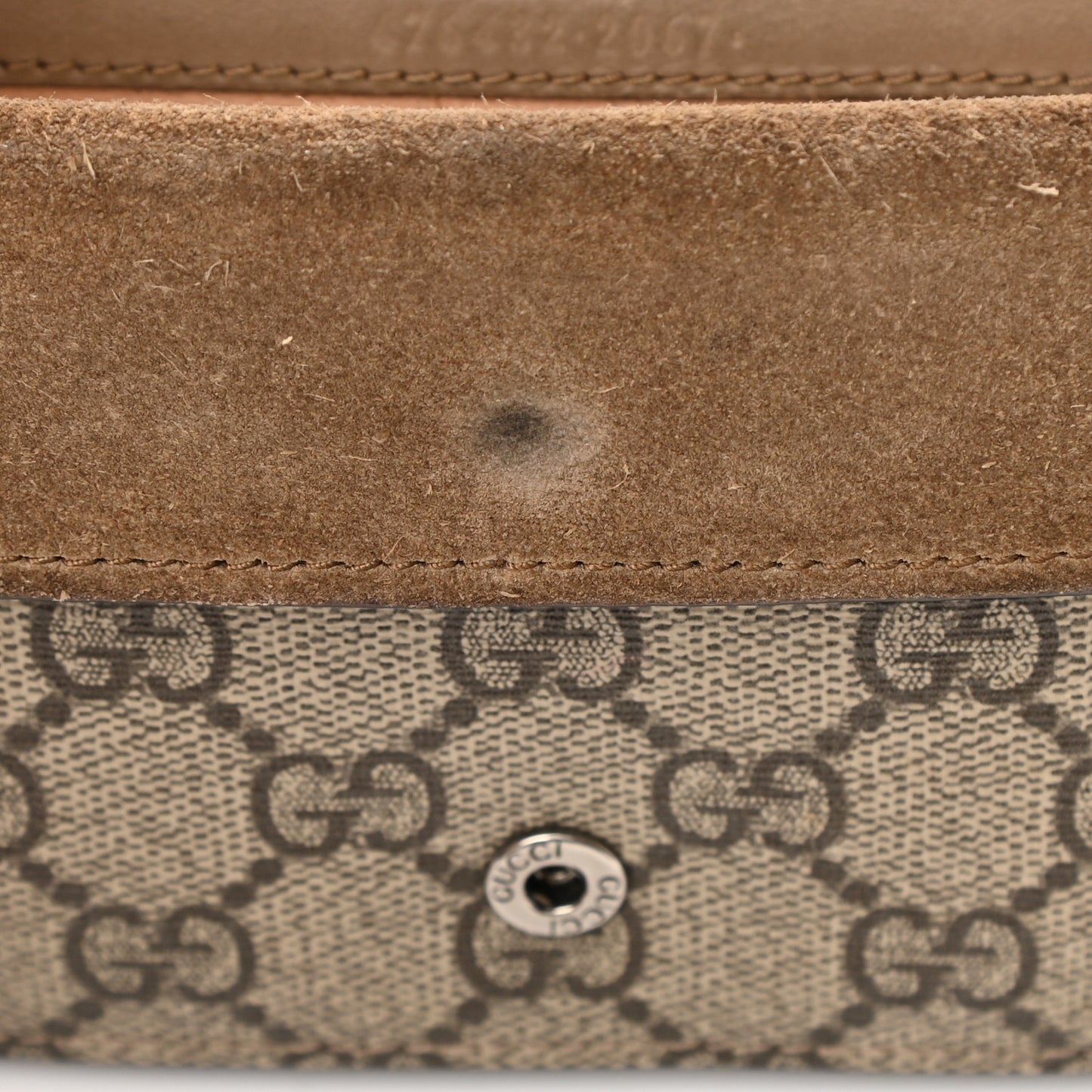 GG Supreme Monogram Super Mini Dionysus Shoulder Bag Taupe