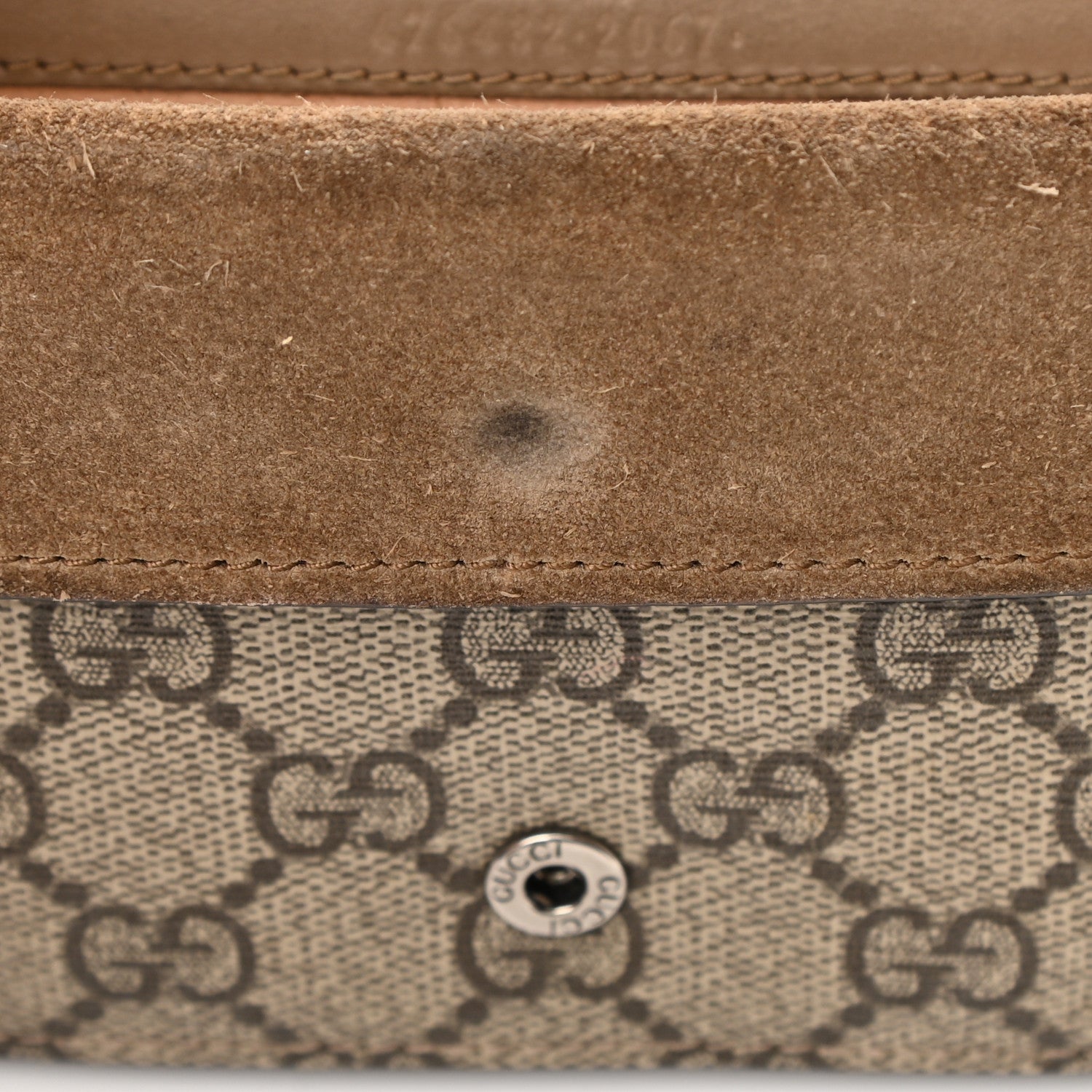 Gucci GG Supreme Monogram Super Mini Dionysus Shoulder Bag Taupe 7 of 9