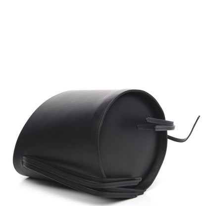 Mansur Gavriel Calfskin Fringe Bucket Bag Black 4 of 9