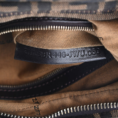 Fendi Zucca Cuoio Lucido Small Chef Hobo Tobacco Moro 4 of 7