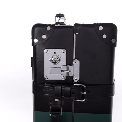 Gucci Calfskin Web Globe-Trotter Carry-On Black 12 of 15