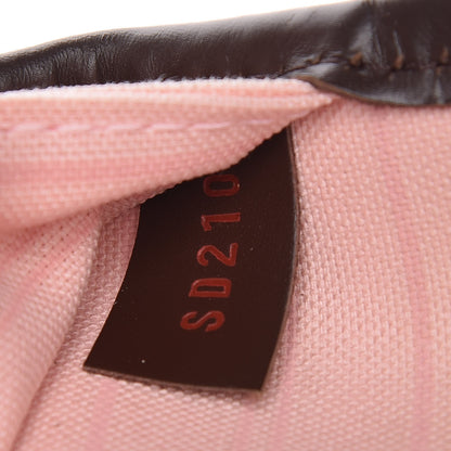 Louis Vuitton Damier Ebene Neo Neverfull MM Rose Ballerine 10 of 19