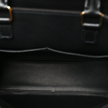 Louis Vuitton Calfskin Taurillon Studded City Steamer One Handle Bag Black 4 of 8