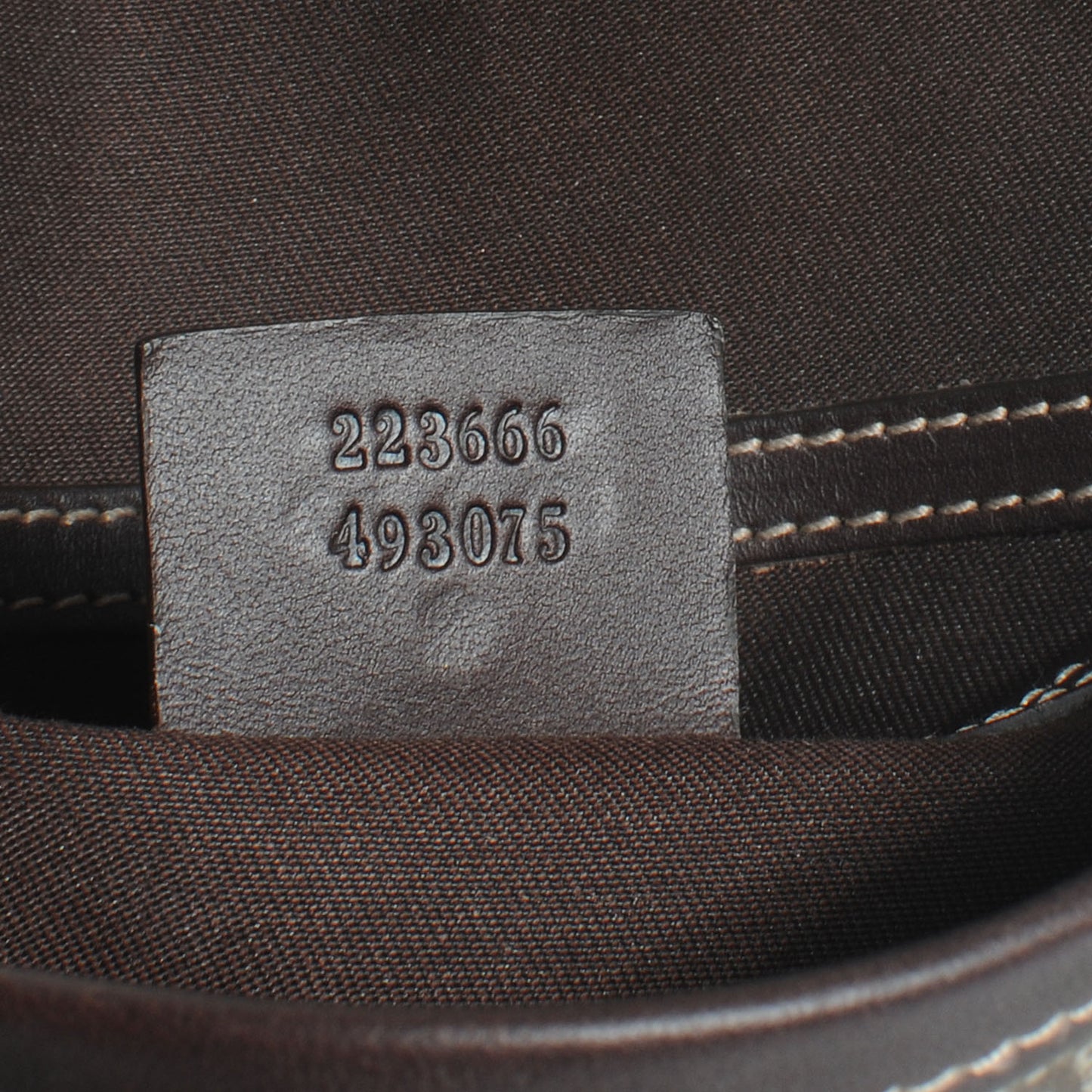 GG Supreme Monogram Selleria Calfskin Small Flap Messenger Bag Beige Ebony Cocoa Dark Chocolate