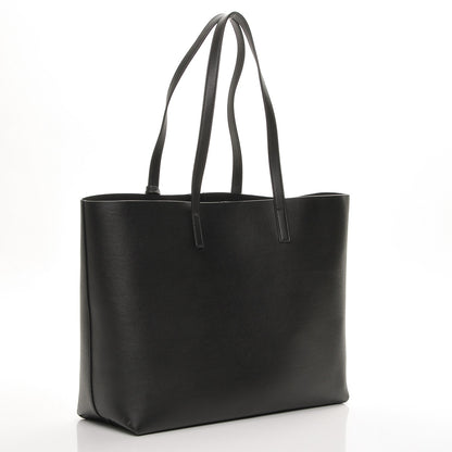 Saint Laurent Calfskin Large Shopping Tote Black 4 of 7