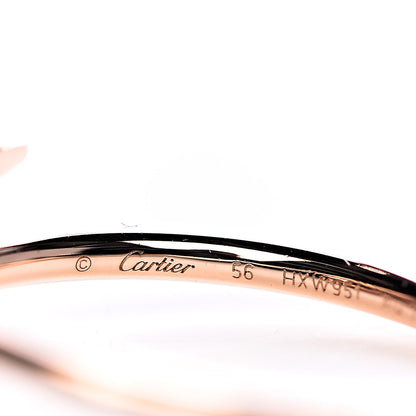 Cartier 18K Pink Gold Small Juste Un Clou Ring 56 7.5 5 of 7