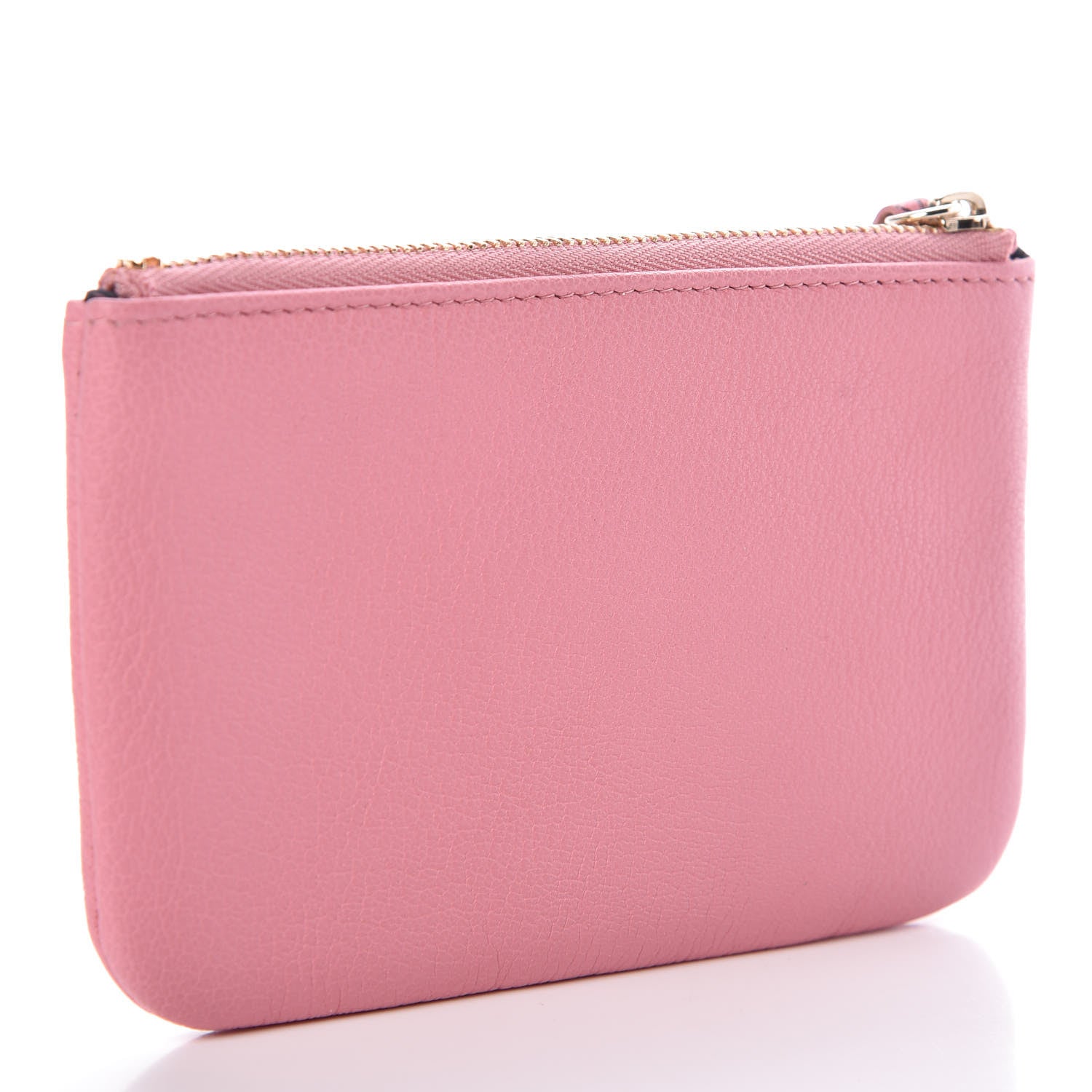 Chanel Goatskin Small CC Clover Cosmetic Case Pink 3 of 7