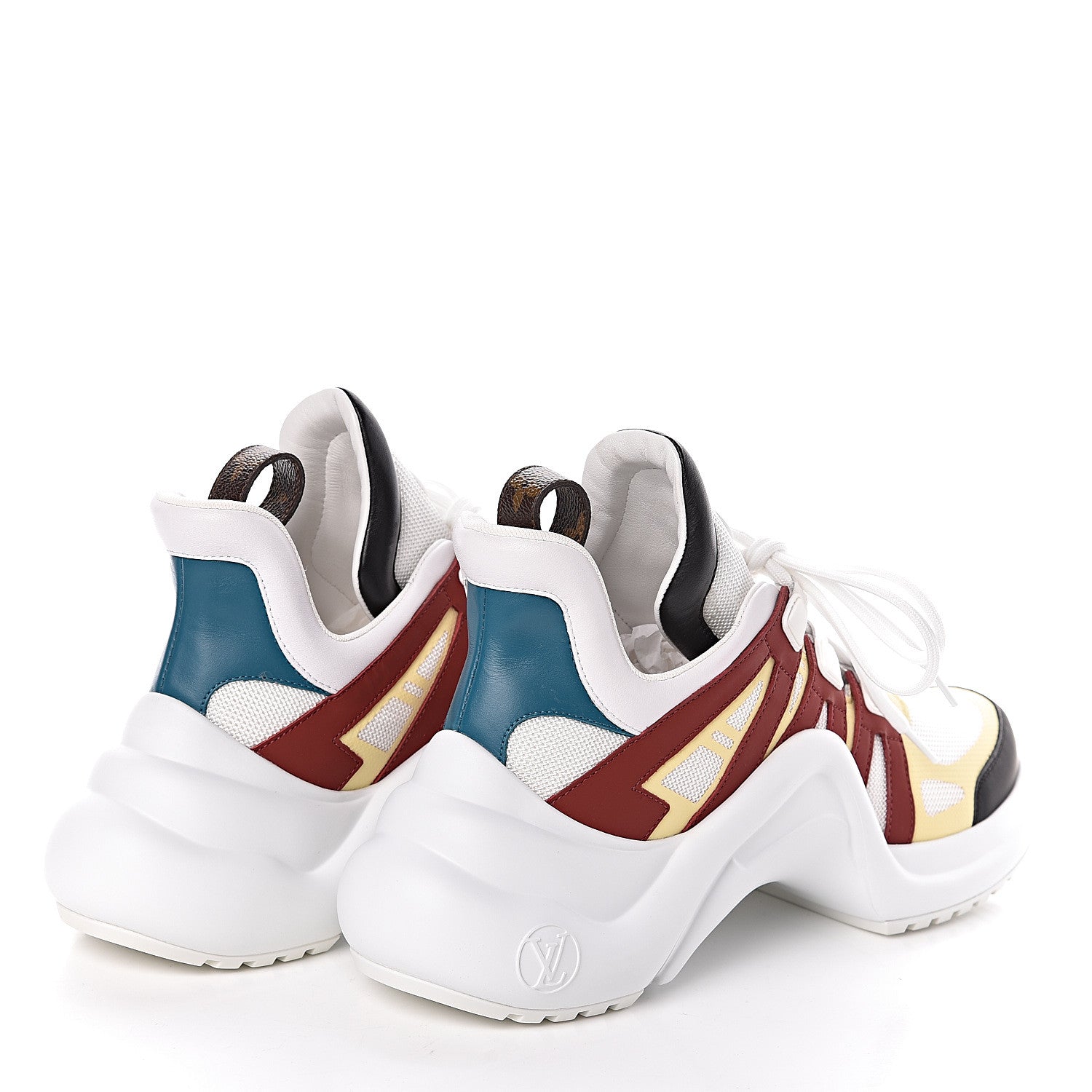 Louis Vuitton Calfskin Technical Nylon LV Archlight Sneakers 40.5 Terracotta 4 of 8
