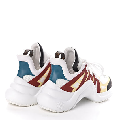 Louis Vuitton Calfskin Technical Nylon LV Archlight Sneakers 40.5 Terracotta 4 of 8