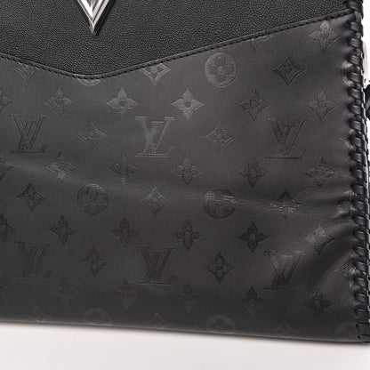 Louis Vuitton Monogram Cuir Plume Very Zipped Tote Black 14 of 14