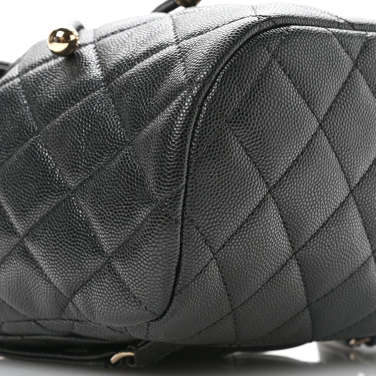 Caviar Quilted Mini Urban Spirit Backpack Black