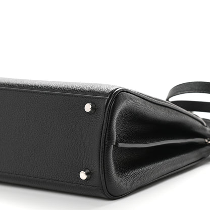 Gucci Grainy Calfskin Small Zumi Top Handle Bag Black 10 of 10