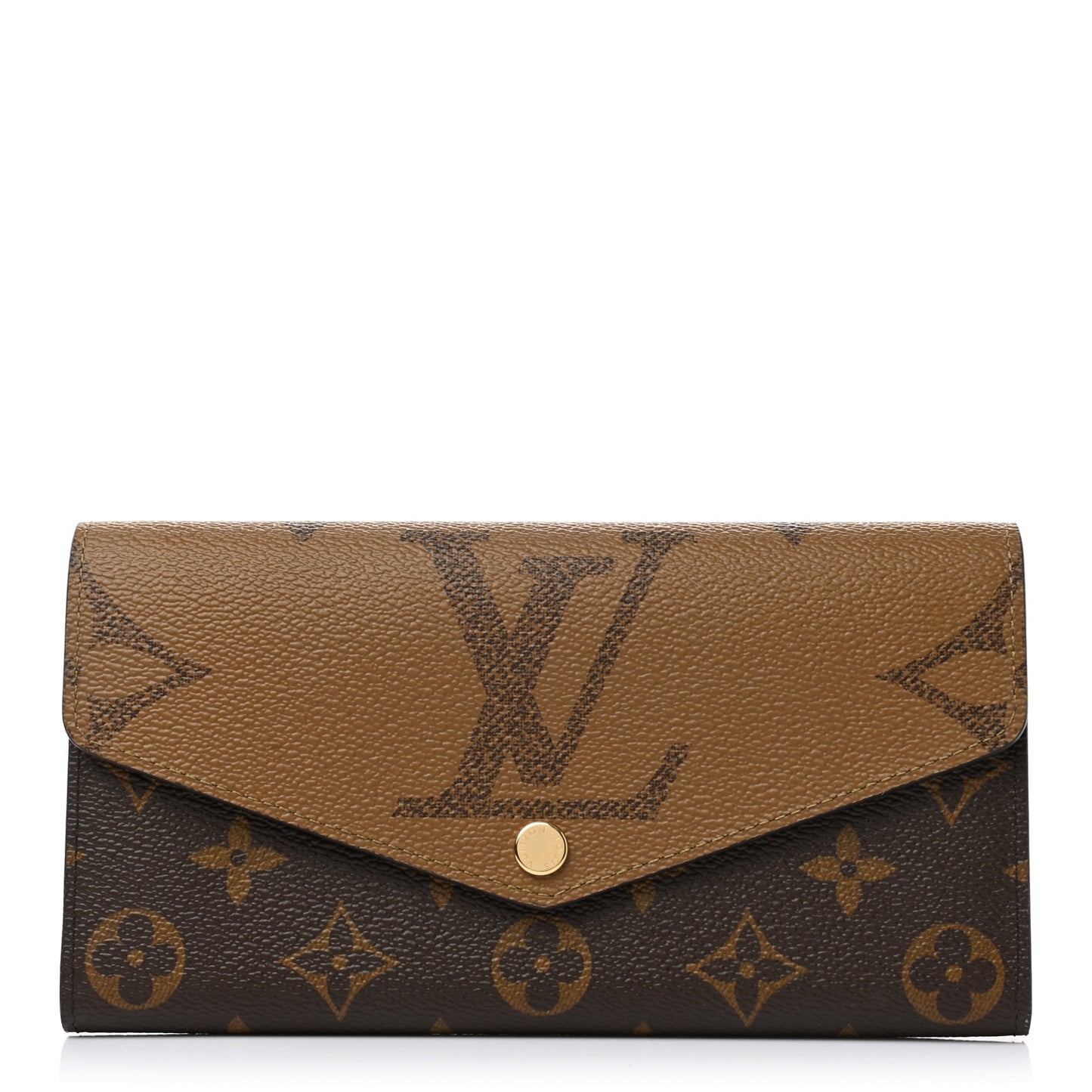 Reverse Monogram Giant Sarah Wallet