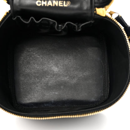 Chanel Caviar Vanity Cosmetic Case Black 5 of 9