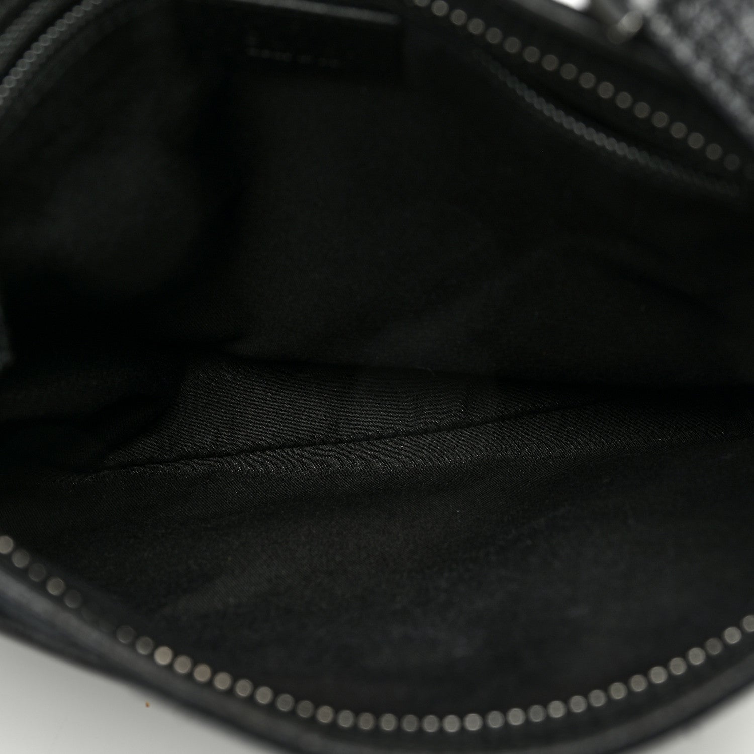 Gucci Monogram Flat Messenger Bag Black 5 of 10