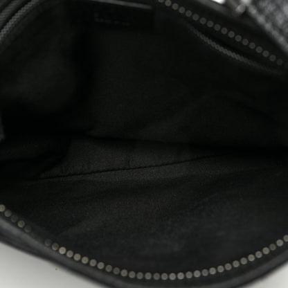 Gucci Monogram Flat Messenger Bag Black 5 of 10