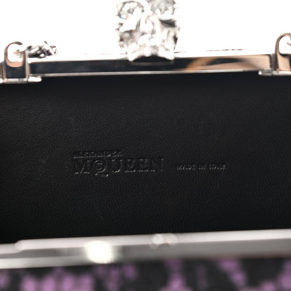 Alexander McQueen Lace Skull Box Clutch Black 6 of 11
