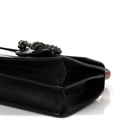 Gucci Dollar Calfskin Crystal Web Mini Dionysus Bamboo Top Handle Bag Black Black Diamond 9 of 9