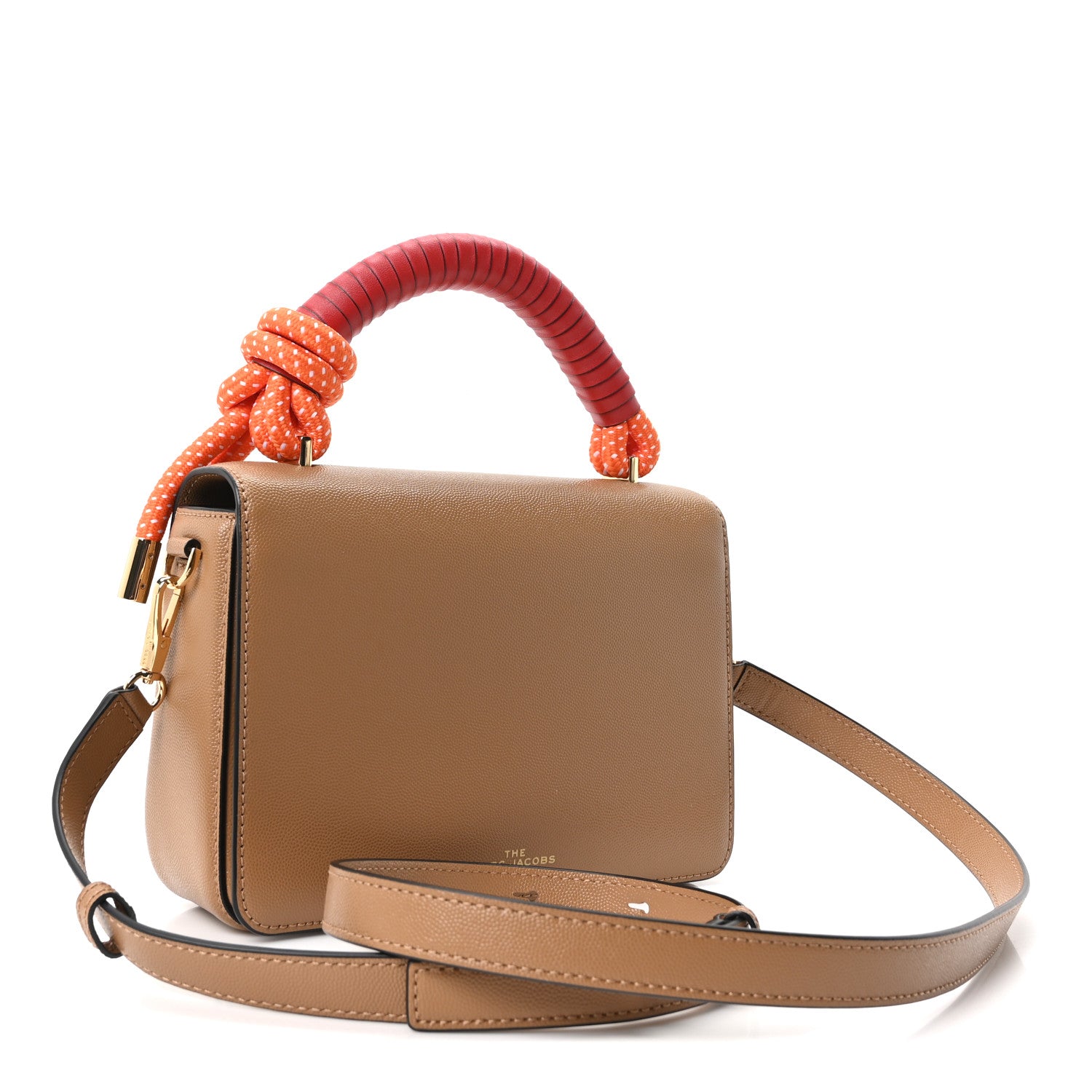 Marc Jacobs Textured Calfskin The J Link Shoulder Bag Dirty Chai 3 of 10