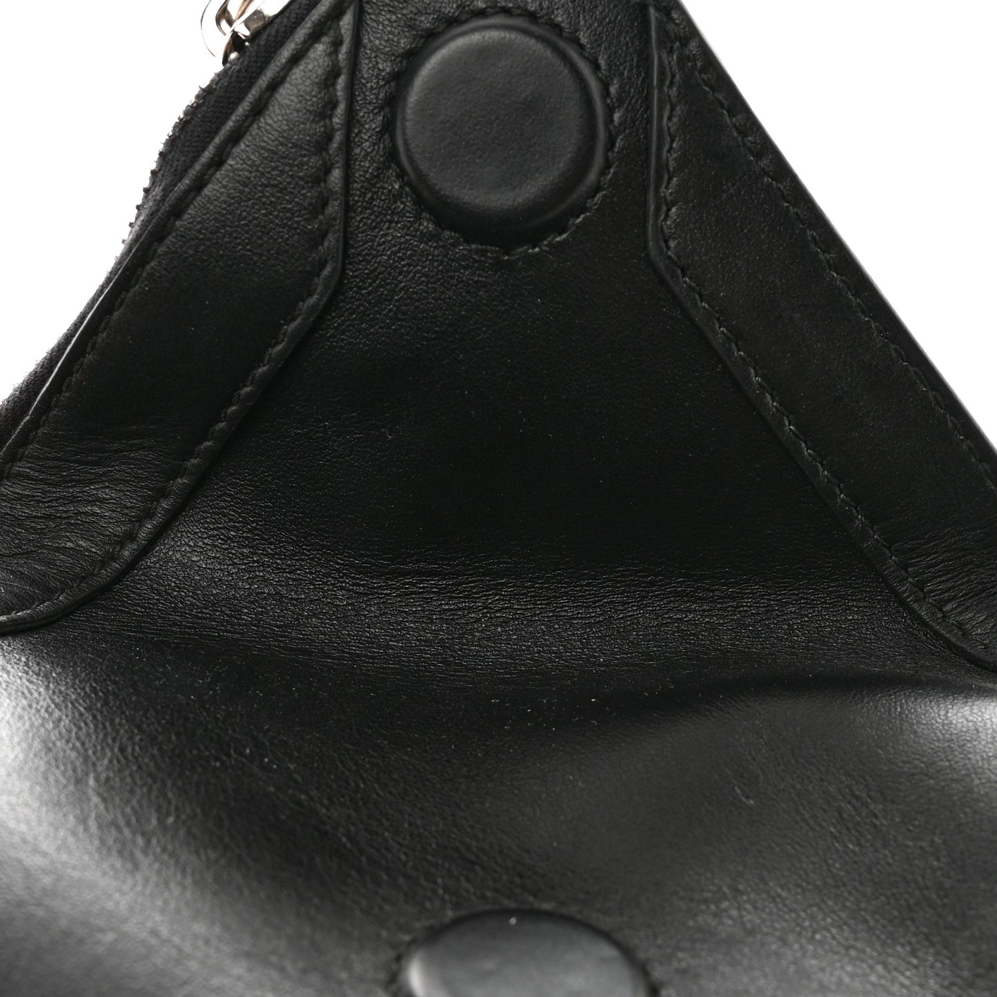 Calfskin Studded De Manta Clutch Black