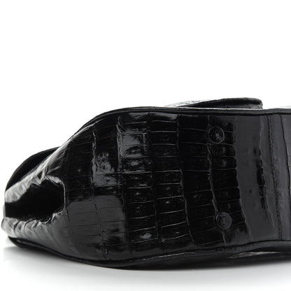 Nancy Gonzalez Crocodile Top Handle Bag Black 7 of 8