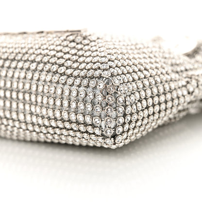 Chanel Crystal Embellished Metallic Lambskin Mini Chanel 22 Silver 10 of 10