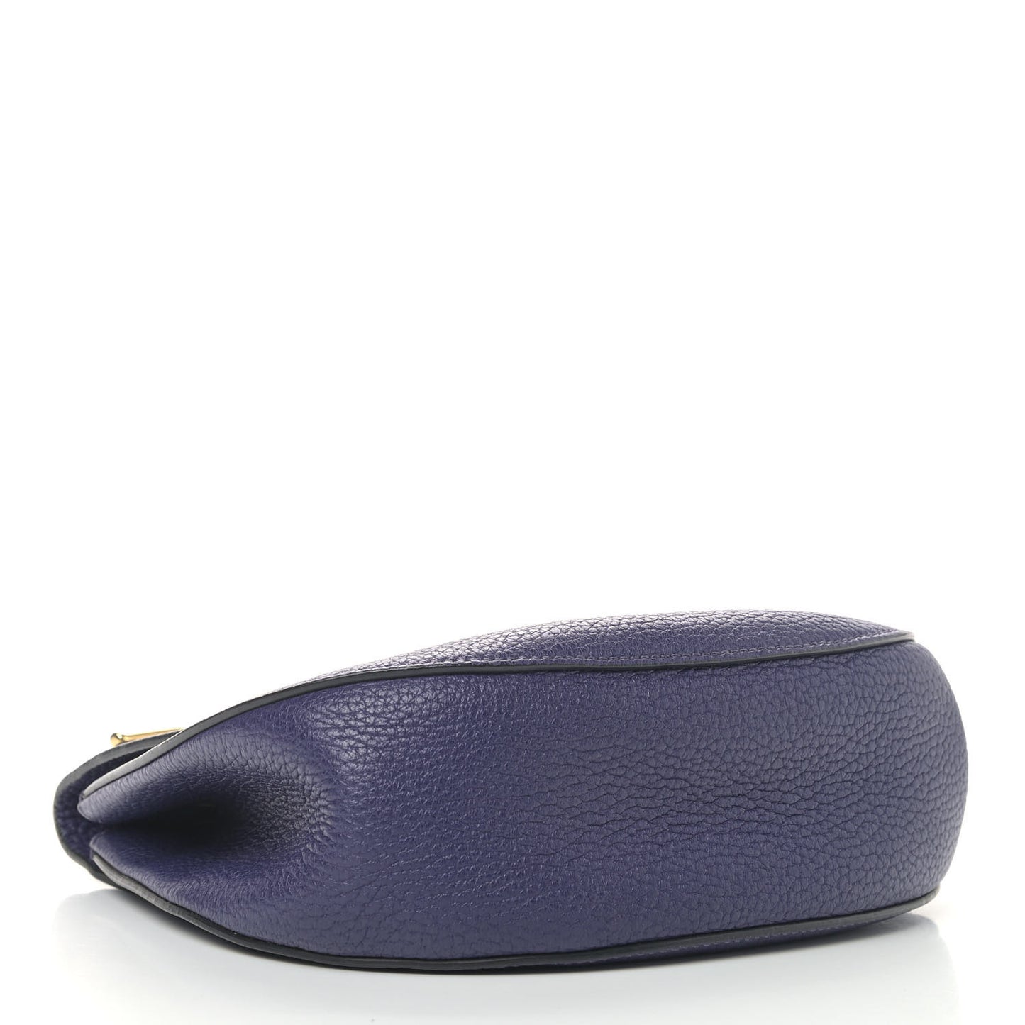 Grained Lambskin Drew Shoulder Bag Royal Navy