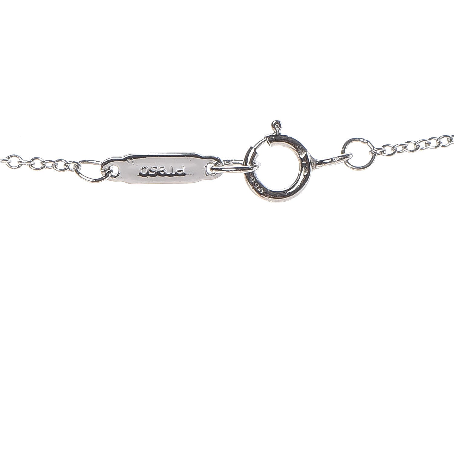 Tiffany Platinum Diamond Aria Pendant Necklace 5 of 5