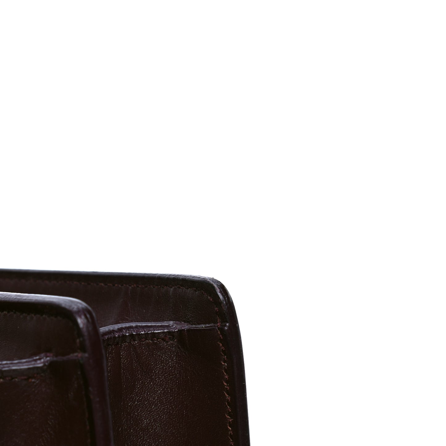 Smooth Calfskin Medium High School Satchel Bordeaux