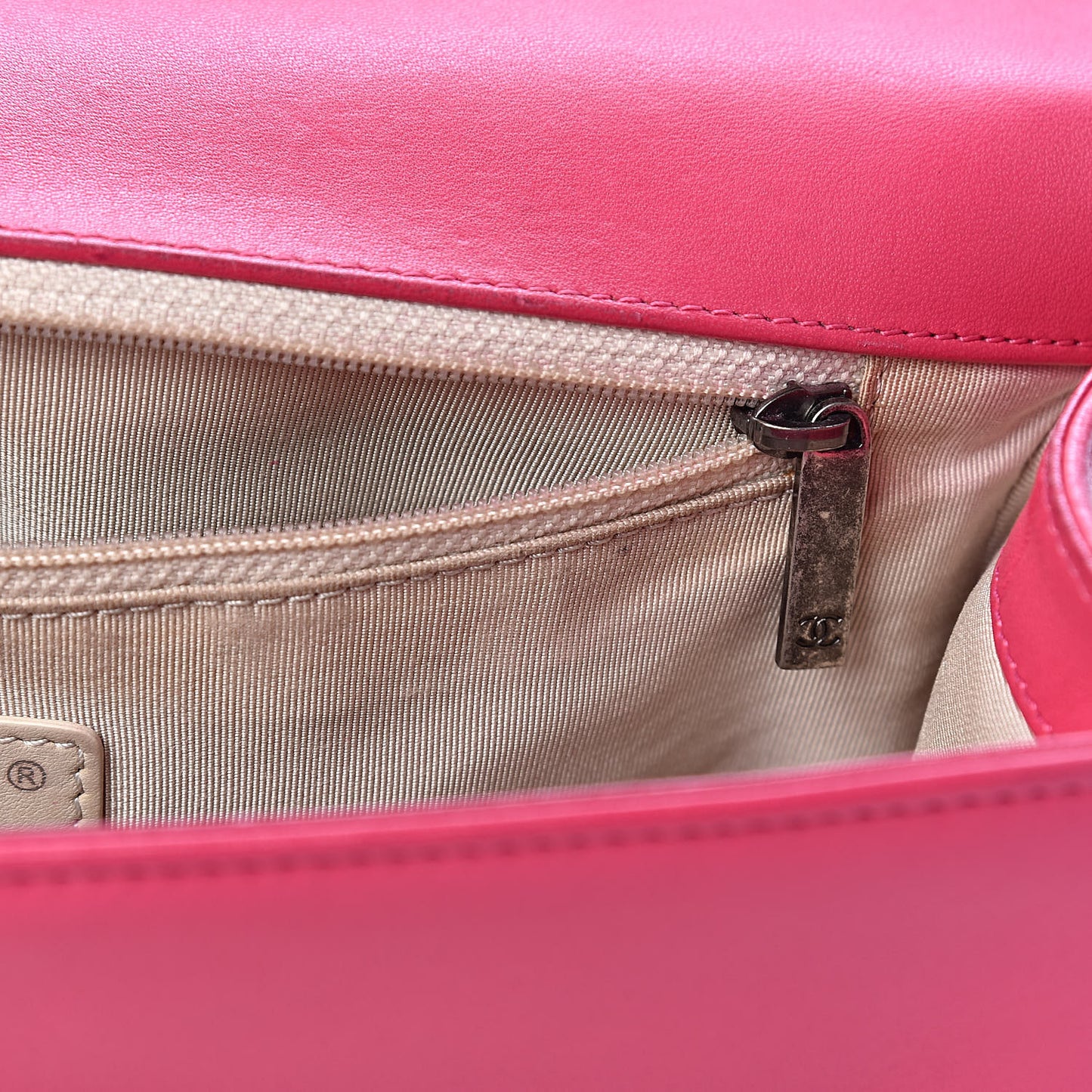 Lambskin Quilted New Medium Boy Flap Pink