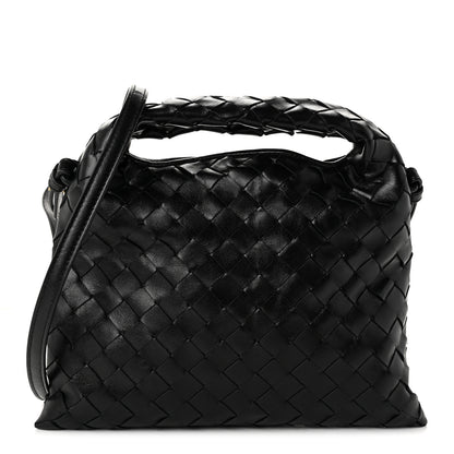 Bottega Veneta Calfskin Intrecciato Mini Hop Black 1 of 10