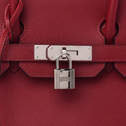 Hermes Epsom Birkin 30 Rouge Grenat 8 of 14