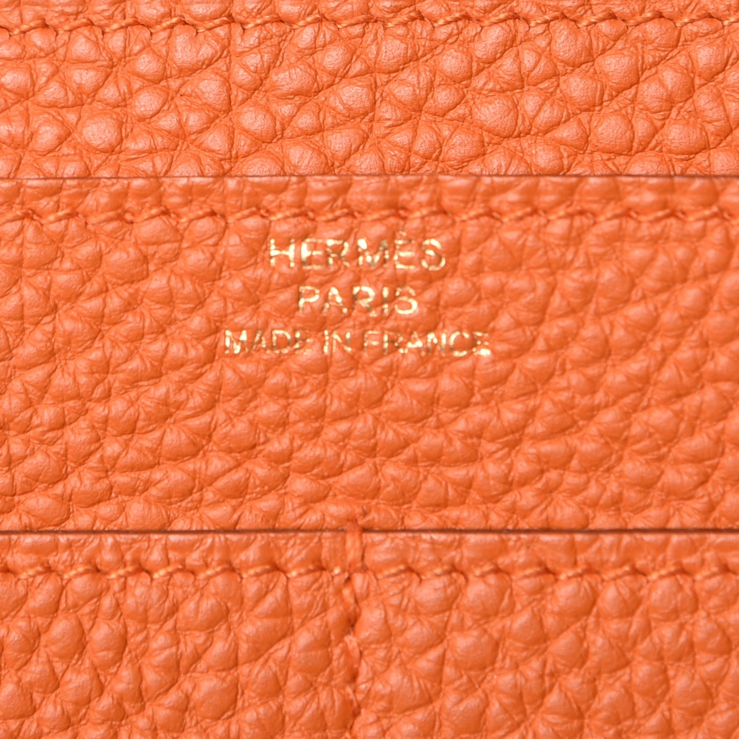 Togo Dogon Duo Wallet Orange