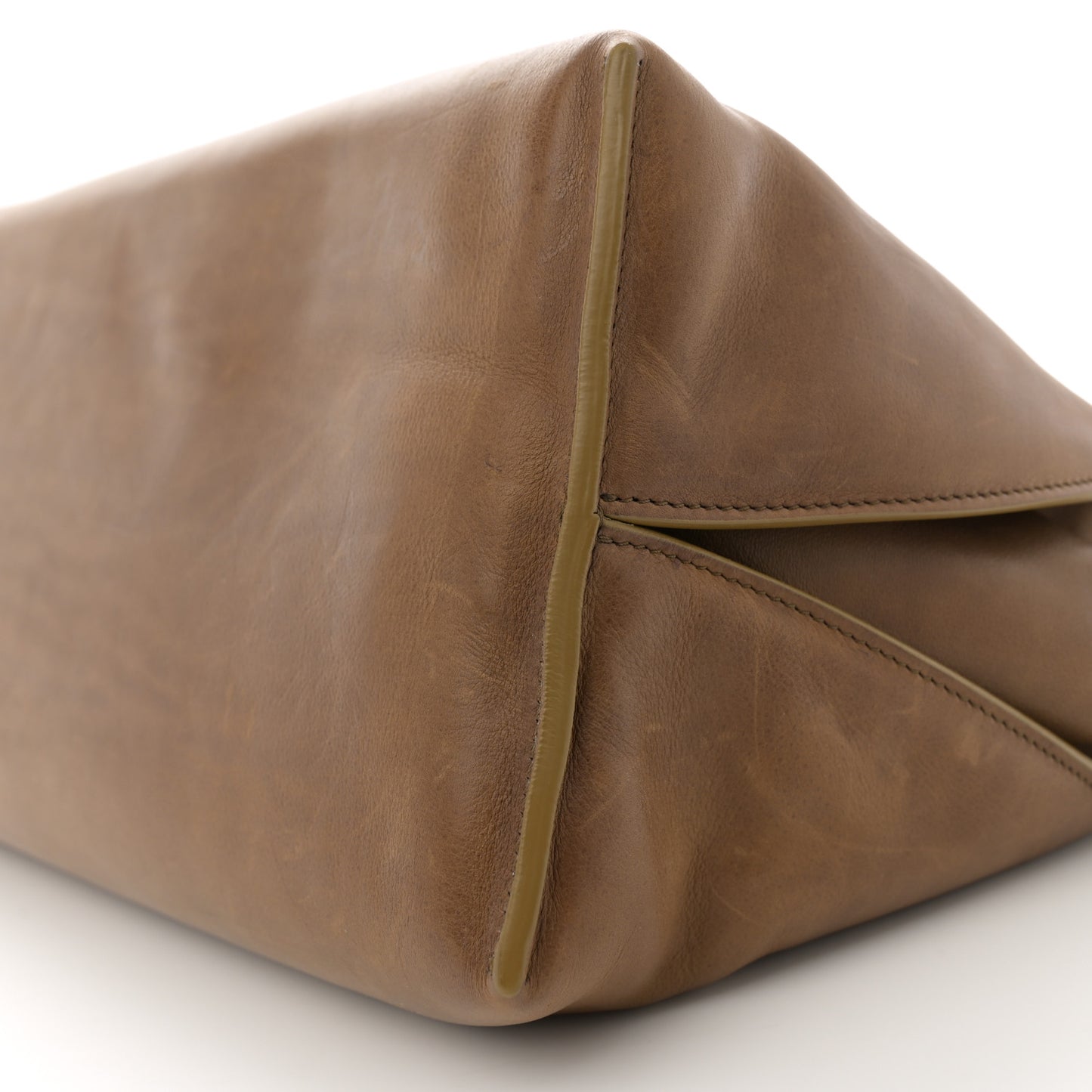 Saddle Calfskin Sienna Shoulder Bag Camel