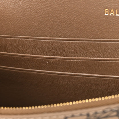 Balenciaga Coated Canvas BB Monogram Hourglass Chain Bag Beige Brown 12 of 12