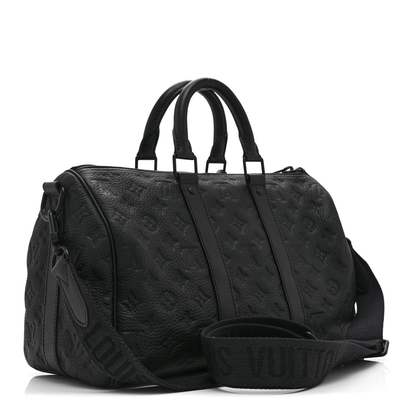 Monogram Taurillon Keepall Bandouliere 35 Black